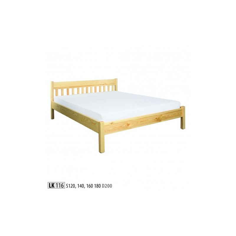 Łóżko sosnowe drewniane LK 116
