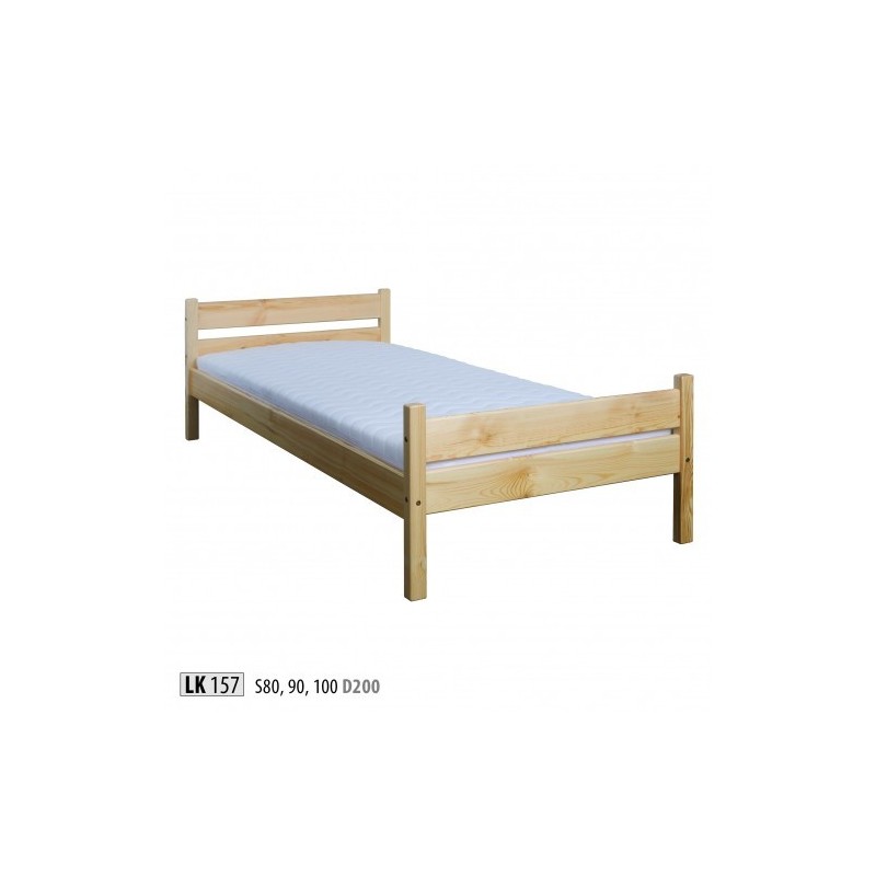 Łóżko sosnowe drewniane LK 128