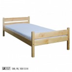 Łóżko sosnowe drewniane LK 128