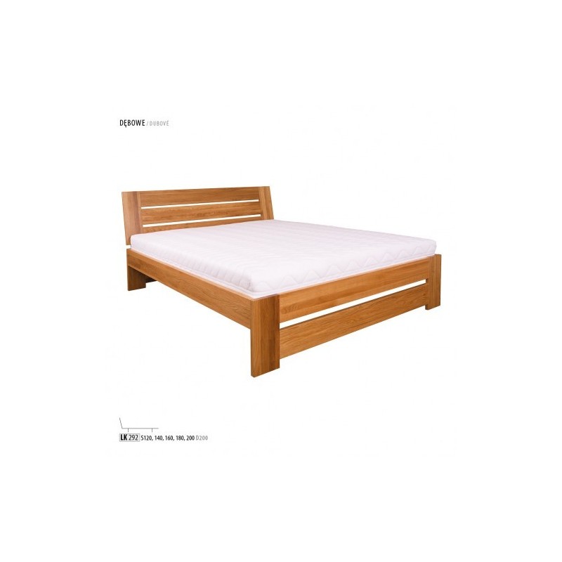 Łóżko dębowe drewniane LK 292